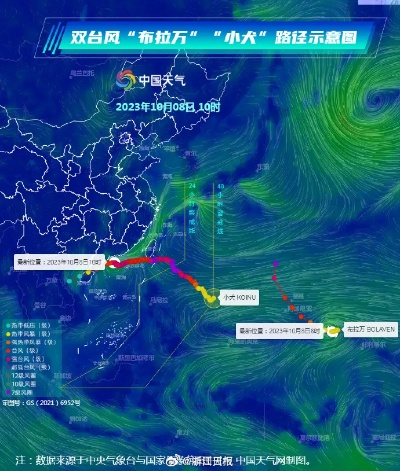 2021最新台风动向最新消息，双台风共舞来袭，多地将迎强风暴雨
